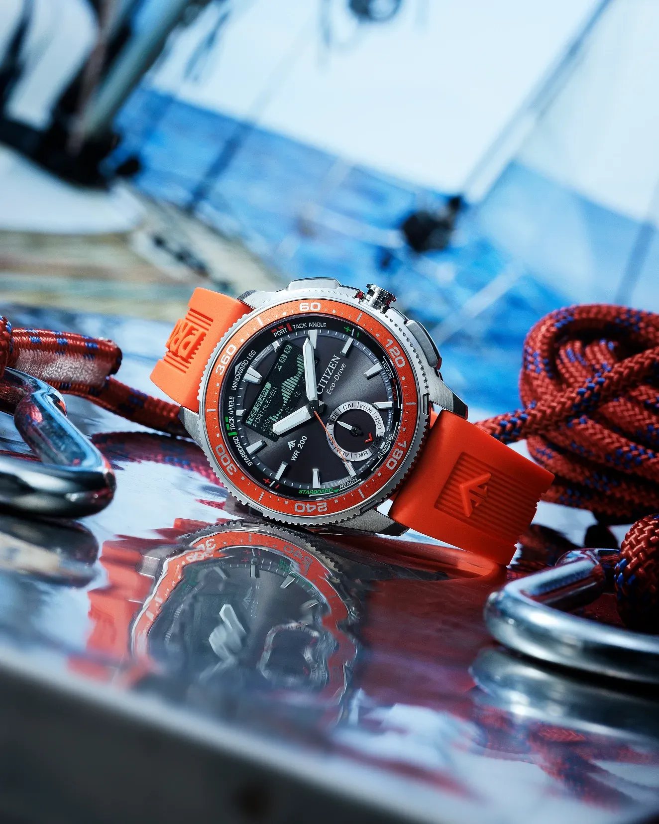 ワヒュ D. エコ Promaster WaveTracker Black Dial BENEBiOL™ PU Strap JV3000-13E